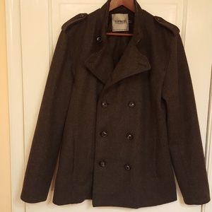 Men's Large Topman Pea Coat